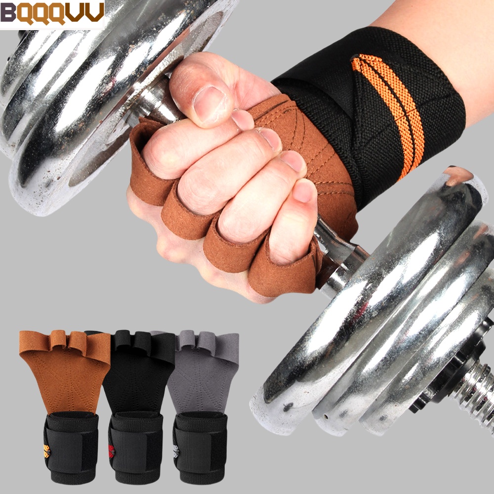 Crossfit Workout Gear - قفازات رياضية مضادة للانزلاق، حزام رفع