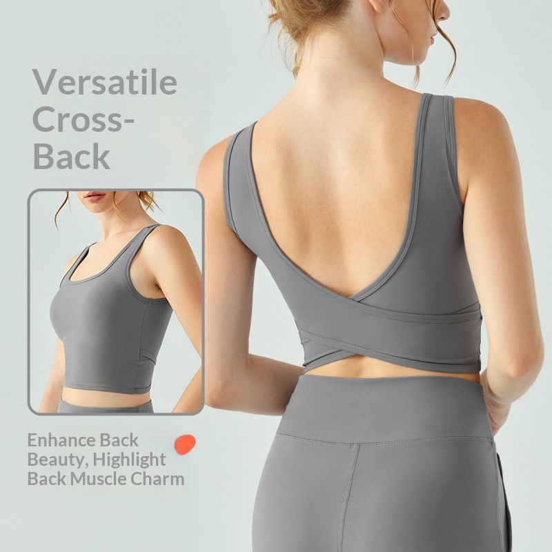 Crossfit Vest - سترة يوجا للسيدات من SHINBENE حمالة
