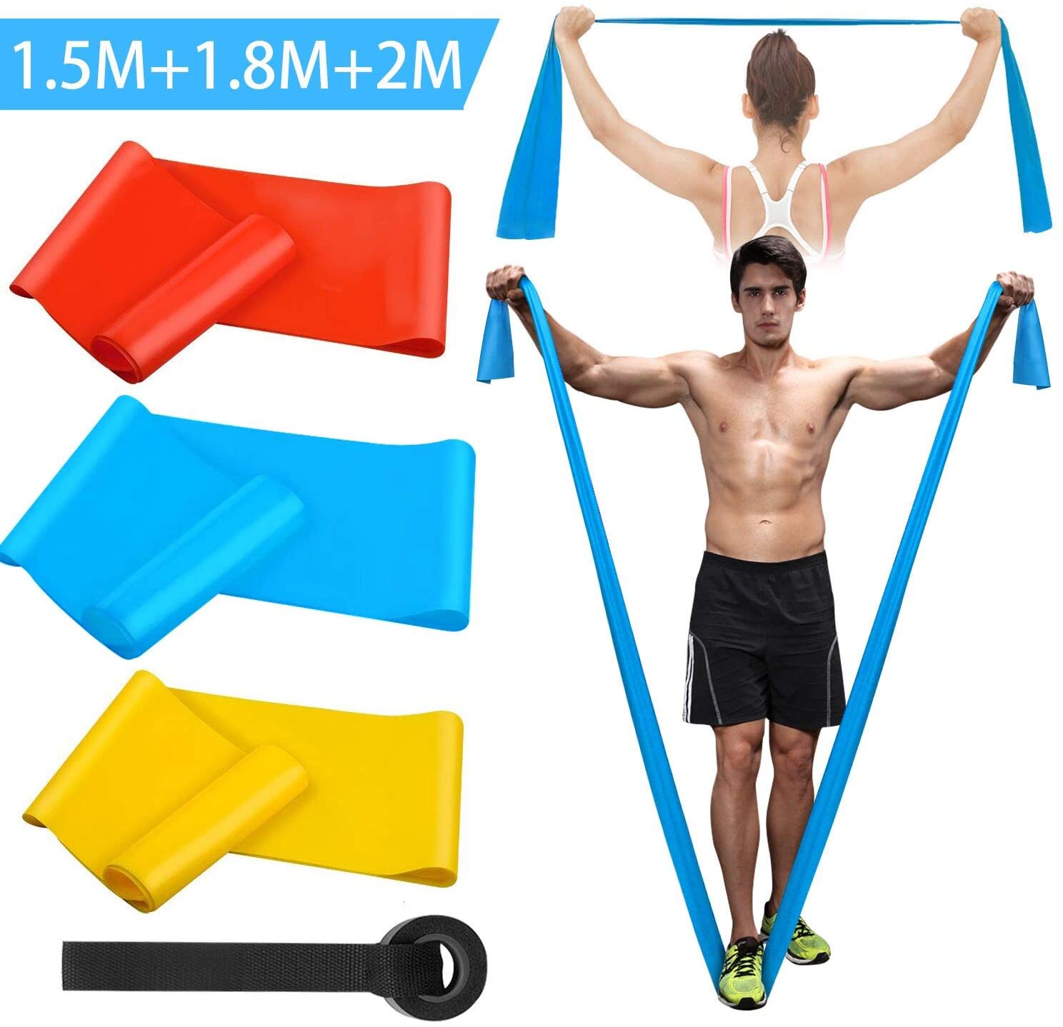 أربطة اللياقة البدنية المرنة 3 - مراجعة Crossfit Workout Gear وسعره