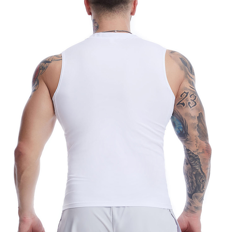 قميص ضغط بلا أكمام مطبوع متقاط - مراجعة Crossfit Vest وسعره
